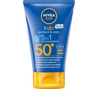 NIVEA Sun Kids To Go SPF 50+ Sun Balm, 50ml travel size, Extremely waterproof & hydrating, For children's delicate skin, Instant UVA/UVB protection, Prevents skin drying, Ideal for hand luggage