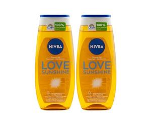 NIVEA SUN Lot de 2 bouteilles de douche de soin parfumées Welcome Sunshine 2 x 250 ml