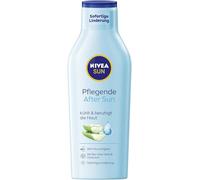 NIVEA SUN Lotion après-soleil nourrissante pour le corps avec effet apaisant après le bain de soleil, à l'aloe vera bio et à l'acide hyaluronique pour 48 h d'hydratation (400 ml)