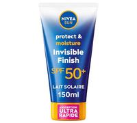 NIVEA SUN Lait solaire Fini Invisible SPF 50+ Protège et hydrate résistant à l'eau 150 ml