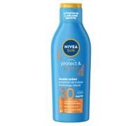 NIVEA SUN Lait solaire activateur de bronzage Protect & Bronze FPS 30 (1 x 200 ml), crème solaire avec protection UVA/UVB pour un hâle naturellement bronzé