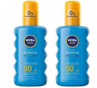 NIVEA Sun Protect & Bronze Spray Protecteur SPF50 2x200 ml