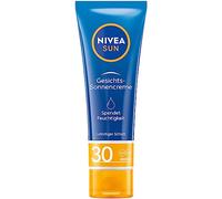 NIVEA SUN Schutz & Pflege Gesichtssonnencreme mit LSF 30 (50 ml), Sofortiger Sonnenschutz für Gesicht, Hals & Dekolleté, Sonnencreme mit 24h Feuchtigkeitspflege