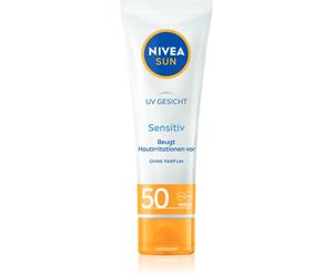 NIVEA SUN Sensitive crème protectrice visage peaux sensibles SPF 50 50 ml