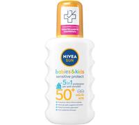 NIVEA SUN Spray Kids Sensitive Protect & Play FP 50+ Crème solaire 200 ml pour enfants à partir de 6 mois + Crème solaire