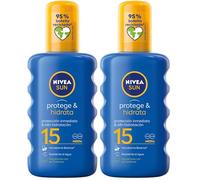 Nivea Sun Spray Protecteur Protect et Hydrate FPS15 200 ml (Lot de 2)