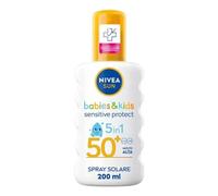 NIVEA Spray solaire Enfants Peaux Sensibles SPF 50+ - 200 ml