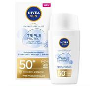 NIVEA Sun Triple Protect Fluid facial SPF50+ (lot de 1)