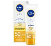 Nivea Sun UV Visage Anti-Âge Q10 Crème Solaire IP50 Peaux Normales Et Sèches 50ml