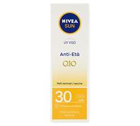 NIVEA Sun UV Face Crème Solaire Anti-Âge Q10, 30 SPF, 50 ml