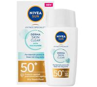 Nivea Sun UV Face Derma Skin Clear Face Sunscreen with Niacinamide SPF 50+, 40 ml