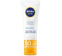 Nivea Sun UV Visage Sensitive IP50 Protection Immédiate Sans Parfum Peaux Sensibles 50ml