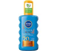 Nivea Sun Vaporiser, Facteur de Protection Solaire 20,Bouteille Vaporisateur,Protection et Bronzage, 200 Ml