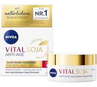 NIVEA VITAL SOJA Crème de jour protectrice SPF 30 pour peaux matures à l'extrait naturel de soja Crème de jour SPF contre les taches pigmentaires (50 ml)