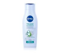 NIVEA Volume Wonder Shampooing fortifiant, shampooing volume au collagène et extrait naturel de bambou, shampooing sans silicone pour un volume visible et une brillance éclatante (400 ml)