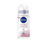 NIVEA Winter Moment Deo Roll-On 50 ml Antitranspirant avec parfum hivernal 48 h déodorant antibactérien