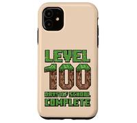 Niveau 100 Days of School Complete Gamer 100th Day Boys Kids Coque pour iPhone 11