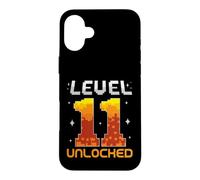 Niveau 11 Débloqué 11e Anniversaire Onze Ans Gamer Gaming Coque pour iPhone 16 Plus