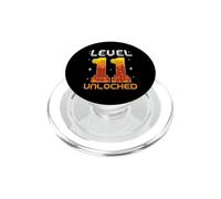 Niveau 11 Débloqué 11e Anniversaire Onze Ans Gamer Gaming PopSockets PopGrip pour MagSafe
