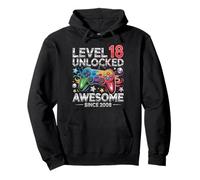 Niveau 18 débloqué Awesome Since 2008 18th Birthday Gaming Sweat à Capuche