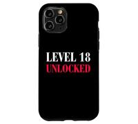 Niveau 18 Unlocked Funny 18th Birthday Coque pour iPhone 11 Pro