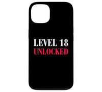 Niveau 18 Unlocked Funny 18th Birthday Coque pour iPhone 13