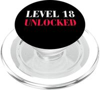 Niveau 18 Unlocked Funny 18th Birthday PopSockets PopGrip pour MagSafe