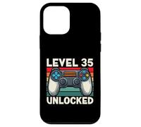 Niveau 35 Débloqué Gamer 35e Anniversaire Gaming Homme Femme Coque pour iPhone 12 Mini