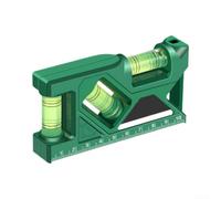 Niveau à 3 Bulles avec Base Magnétique pour forte Niveau à 3 | Mesure prÃ©cise 0Â°, 45Â°, 90Â°, pour idÃ©al pour cadres, Ã©tagÃ¨res, installation rapide erreur(4inch)