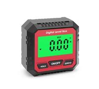 Niveau à bulle 360°, rapporteur d'angle numérique, mini rapporteur d'angle numérique universel, inclinomètre, outils de mesure(NO Spirit Bubble 1)