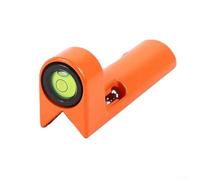 Niveau à bulle à angle droit à 90 degrés avec fiole réglable de 2,2 cm, tige en aluminium moulé sous pression pour poteaux ronds ou rectangulaires (sans sangles)