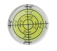 Niveau à bulle circulaire de 32 mm pour niveau à bulle avec haute translucidité et marque de degré pour de multiples applications de nivellement (2)