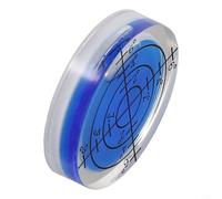 Niveau à bulle circulaire de 32 mm pour une mesure professionnelle et une utilisation normale, matériau acrylique avec liquide fluorescent, jaune, vert, bleu ou blanc (3)