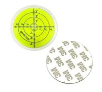 Niveau à bulle circulaire Haccury avec diamètre adhésif 10mm à 60mm, Blister de perles de nivellement Bullseye avec ruban adhésif Double face solide, 1 pièces