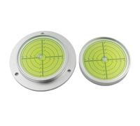 Niveau à bulle circulaire rond, grande machine lourde, dispositif d'équilibre de nivellement, Instrument vert Dia130mm 100mm 1 pièces