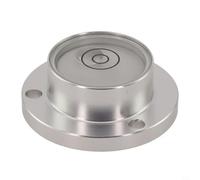 Niveau à bulle compact 30 mm Petite bride pour jauge à bulle pour calibrage de balance Corps en métal de haute précision (blanc)