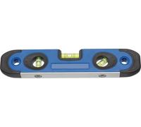 Niveau à bulle compact HEYTEC 3 fioles Longueur : 230 mm bleu / noir