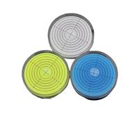 Niveau à bulle de haute précision, machine à bulle, Instrument de mesure de niveau, trois couleurs, diamètre 100mm 75mm 60mm, 1 pièce