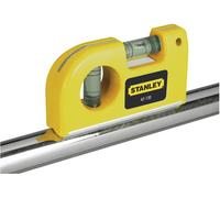 Niveau à bulle de poche Stanley, 0,8 m, jaune, synthétique, 139,7 mm, 20,3 mm, 114,3 mm