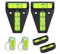 Niveau À Bulle De Type T Mini Petit À Contrôle Croisé Gadgets Camping-car Niveleurs Outils De Mesure Et De Mise En Page For Les Mesures En Déplacement 6 Pièces