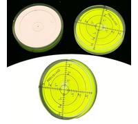Niveau à bulle fluorescent en acrylique 60 mm pour Spirit avec rayon pour cadre de caméra, mobilier et alignement de machines