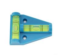 Niveau à bulle horizontal de type T pour lunette | Matériau ABS avec visibilité fluorescente | Pour carrelage, mur, sol pour caravane et camping-car