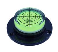 Niveau à bulle horizontal, Mini niveleur rond, niveau circulaire, for bateaux, caravanes, échafaudages, Instrument de mesure, 1 pièce(Red)