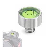 Niveau à Bulle Horizontal, Petit Outil de Niveau à Bulle en Acier Inoxydable avec Filetage 1/4, pour Appareil Photo, Plateau Tournant, Trépied, Télescope