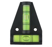 Niveau à bulle horizontal Ttype avec 2 voies pour bulle pour caravane, camping-car, mini gadget de nivellement pour mur sol carrelage S
