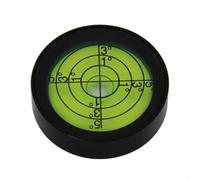 Niveau à bulle M8 30 x 8 mm en alliage d'aluminium, outil de mesure minimisant les erreurs de parallaxe pour niveler les cadres photo, les supports LCD et les appareils photo (noir et vert)