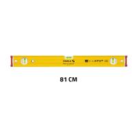 Stabila Niveau à bulle Type 96-2 M 81 cm aimants terres rares 3 fioles