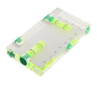 Niveau à bulle magnétique transparent de type T pour une mesure précise à deux directions avec construction pour usage industriel et domestique