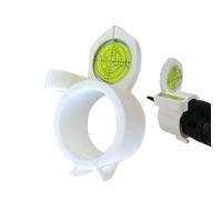 Niveau À Bulle Mini Guide Horizontal Circulaire de Précision | Accessoire de Niveau pour Perceuse pour Travail du Bois, Caméra, Tourne-disque, Trépied, Mur, Mural, Photo, Remorque et