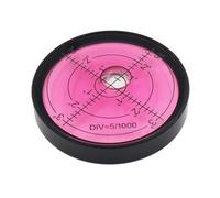 Niveau à bulle Niveau à bulle rond 60x10mm multicolore(Red)